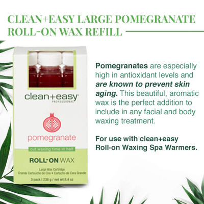 Clean + Easy Large Pomegranate Wax Refill - 3pk