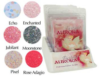 Supernail Glitter Acrylic Twilight Aurora Kit