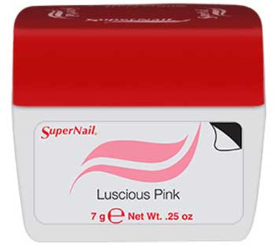 SuperNail Accelerate Soak Off Color Gel: Luscious Pink - 7 g / .25 oz