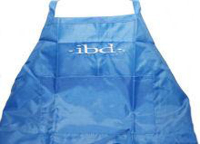 ibd Metallic Blue Apron