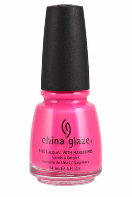 China Glaze Nail Polish Lacquer Pink Voltage - .5oz