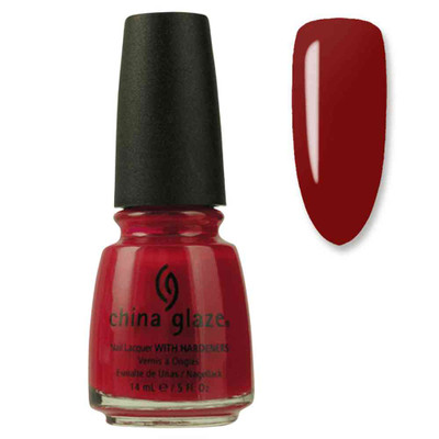 China Glaze Nail Polish Lacquer China Rouge - .5oz