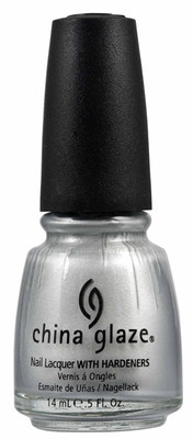 China Glaze Nail Polish Lacquer Platinum Silver - .5oz