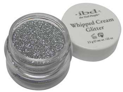 ibd Whip Cream Silver Glitter - .125oz