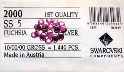 Swarovski Rhinestone - Fuchsia - 1440ct