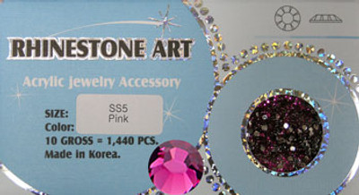Rhinestone Art Color Pink /1440ct