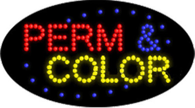 Electric Animation & Flashing LED Sign: Perm & Color