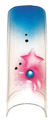 Shooting Star Designer French Tips  - DT017