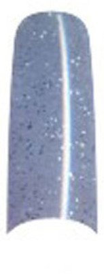 Lamour Color Nail Tips: Glitter Blue - 110ct