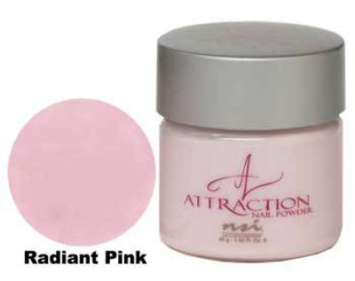 NSI Attraction Nail Powder - Radiant Pink - 1.42oz