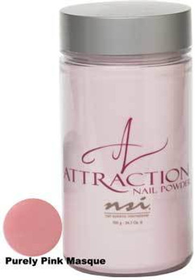 NSI Attraction Nail Powder - Purely Pink Masque - 24.7oz