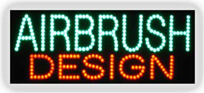 Electric LED Sign - Airbrush 2006