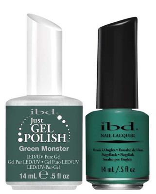 ibd Just Gel Polish & Nail Lacquer Green Monster - .5oz