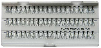 EyeLash Flare Medium Black (Knotted)