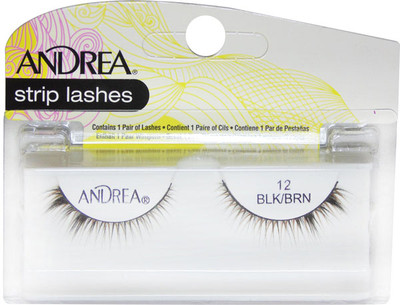 Andrea Strip Lashes Black/Brown # 12