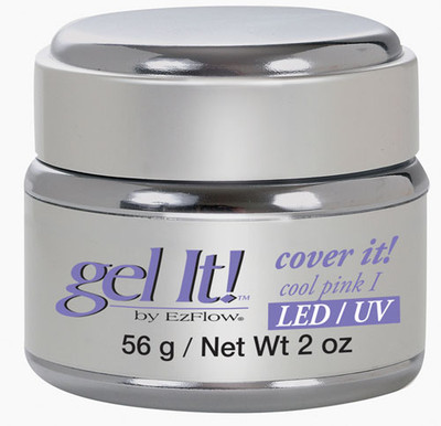 EzFlow LED/UV Gel It! Cover It! Cool Pink I - 56 g / Net Wt. 2 oz