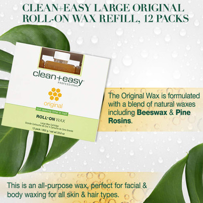 Clean + Easy Large Original Wax Refill - 12 Pack