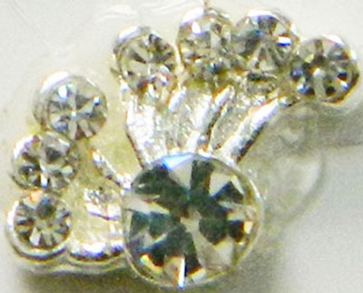 3D Rhinestones Crystal Nail Metal Charms B034