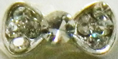 3D Rhinestones Crystal Nail Metal Charms B104