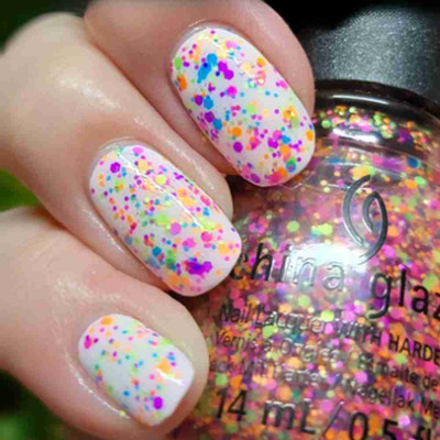 China Glaze Nail Polish Lacquer Point Me To The Party - .5oz