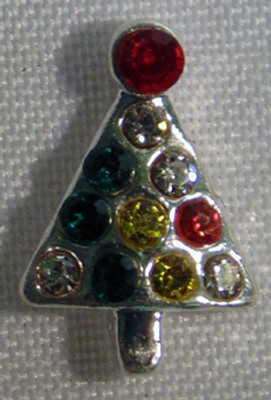 3D Christmas Rhinestones Crystal Nail Metal Charms - 3DX06