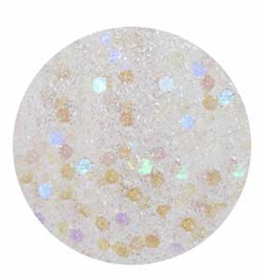 EzFlow Confetti  Acrylic Glitter Powder: 3, 2,1 - . 0.75 oz (21 g)