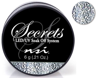 NSI Secrets Removable LED/UV Hide and Secrets - 6 g (.21 Fl. Oz.)