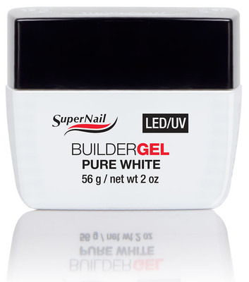 SuperNail LED/UV Builder Gel Pure White 56g / 2oz