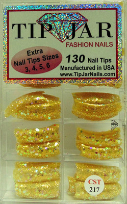 Tip Jar Fashion Nails Glitter Tips - CST217