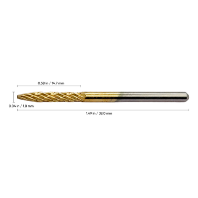 Carbide Bit - Under Nail Cleaner  1/8"