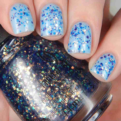China Glaze Nail Polish Lacquer Moonlight The Night - .5oz