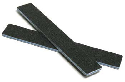 Black Washable Cushion Jumbo Nail File - 50/pack - Black 80/80