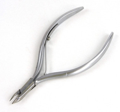 Niko Silver Cobalt Round Cuticle Nipper # 14