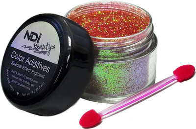 NDI beauty Iridescent Glitter Rune Seeker Red - .5oz