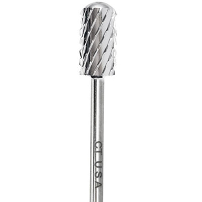 Carbide Bit Dome Top Barrel 3/32" -  Silver - 3X Coarse