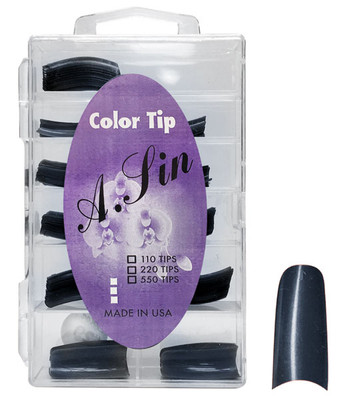 A. Sin Assorted Color Nail Tips - 110ct # 38