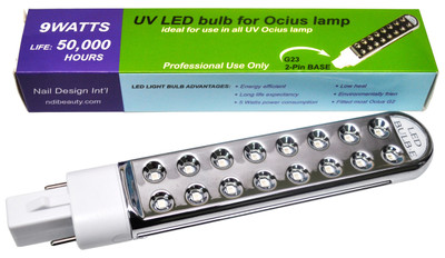 LED UV Replacement 9 Watt Bulb - work for Electronic ballast Ocius UV lamp