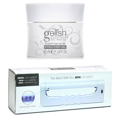 BUY 1.6oz Nail Harmony Gelish Structure Gel GET 1 mini UV Light