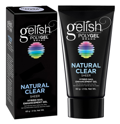 Gelish POLYGEL Nail Enhancement Natural Clear - 2 oz / 60 g