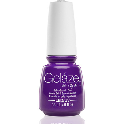 Gelaze Gel-n-Base Gel Polish Plur-ple - .5 fl oz