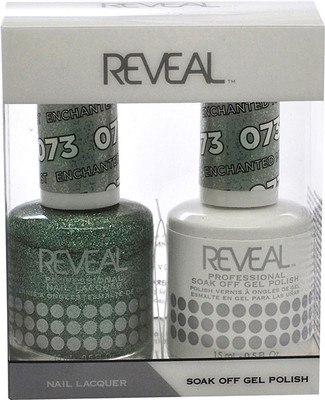 Reveal Gel Polish & Nail Lacquer Matching Duo - ENCHANTED MIST - .5 oz