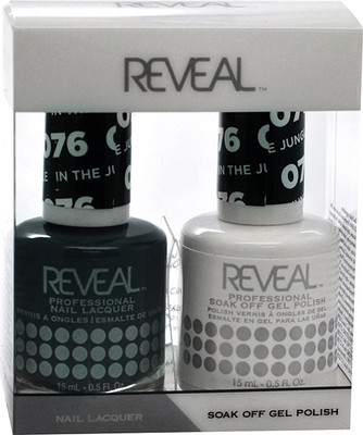 Reveal Gel Polish & Nail Lacquer Matching Duo - IN THE JUNGLE - .5 oz