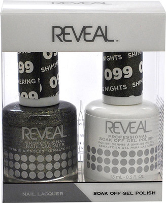 Reveal Gel Polish & Nail Lacquer Matching Duo - SHIMMERING NIGHTS - .5 oz