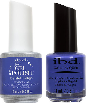 ibd Just Gel Polish & Nail Lacquer Bardot Indigo - .5oz