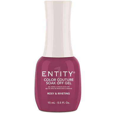 Entity Color Couture Soak Off Gel ROSY & RIVETING - 15 mL / .5 fl oz