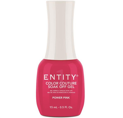 Entity Color Couture Soak Off Gel POWER PINK - 15 mL / .5 fl oz