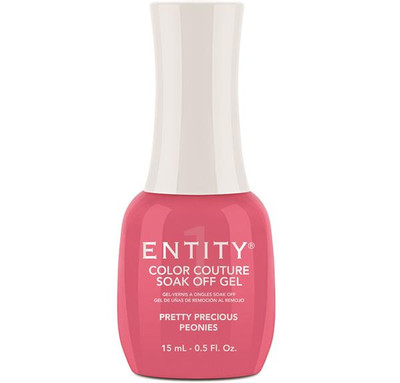 Entity Color Couture Soak Off Gel PRETTY PRECIOUS PEONIES - 15 mL / .5 fl oz