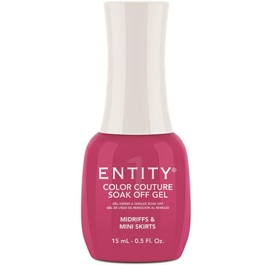 Entity Color Couture Soak Off Gel MIDRIFFS & MINI SKIRTS - 15 mL / .5 fl oz