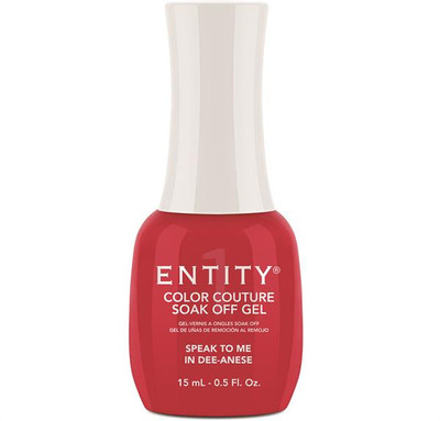 Entity Color Couture Soak Off Gel SPEAK TO ME IN DEE-ANESE - 15 mL / .5 fl oz