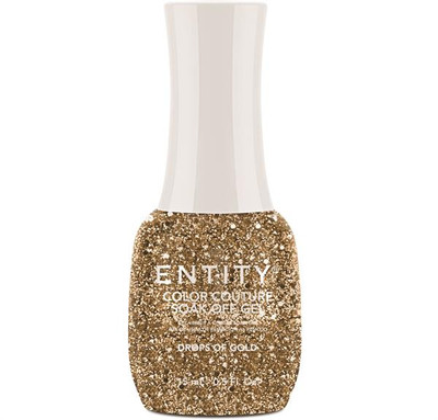 Entity Color Couture Soak Off Gel DROPS OF GOLD - 15 mL / .5 fl oz